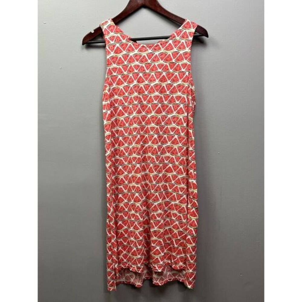 Crown & Ivy Ladies Small Swimming Suit Coverup,‎ EUC Watermelon